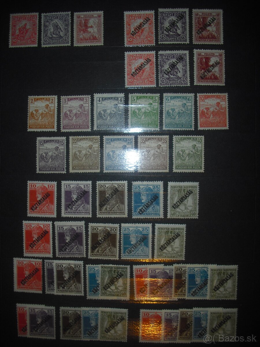 predam zbierku znamok Rakusko a Uhorsko / Madarsko UNC - 9