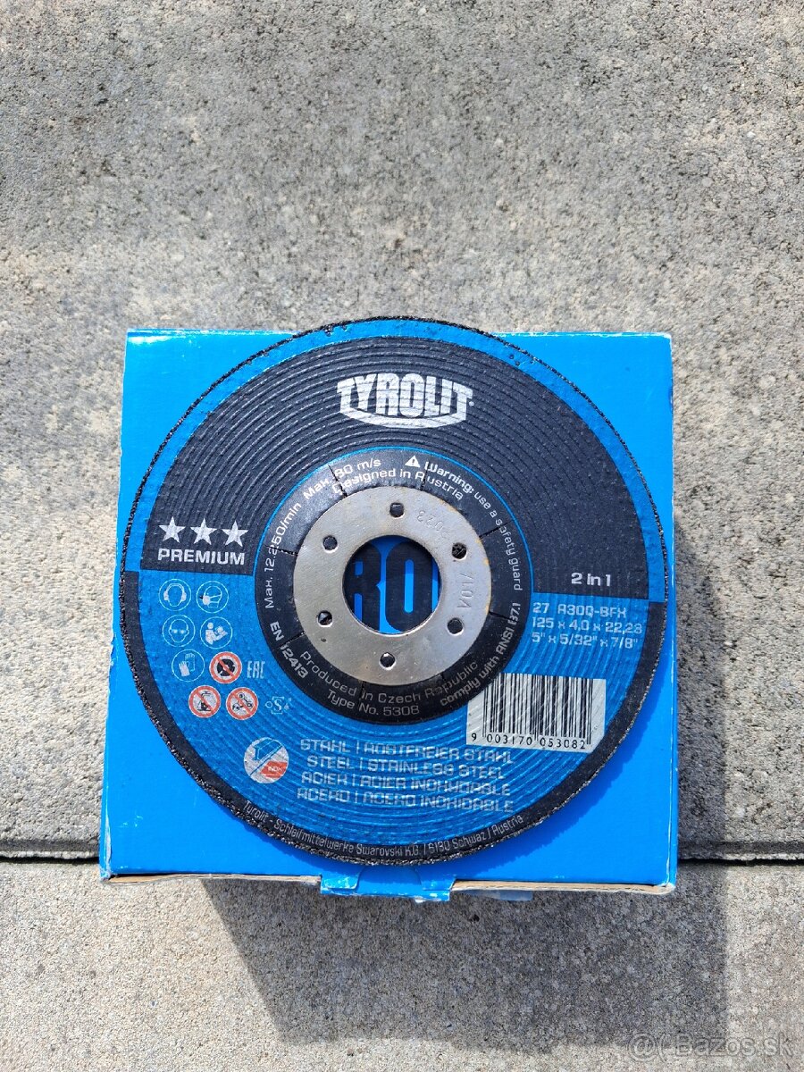 Rezné, brúsne kotúče, technicka freza, polifan, polinox - 9