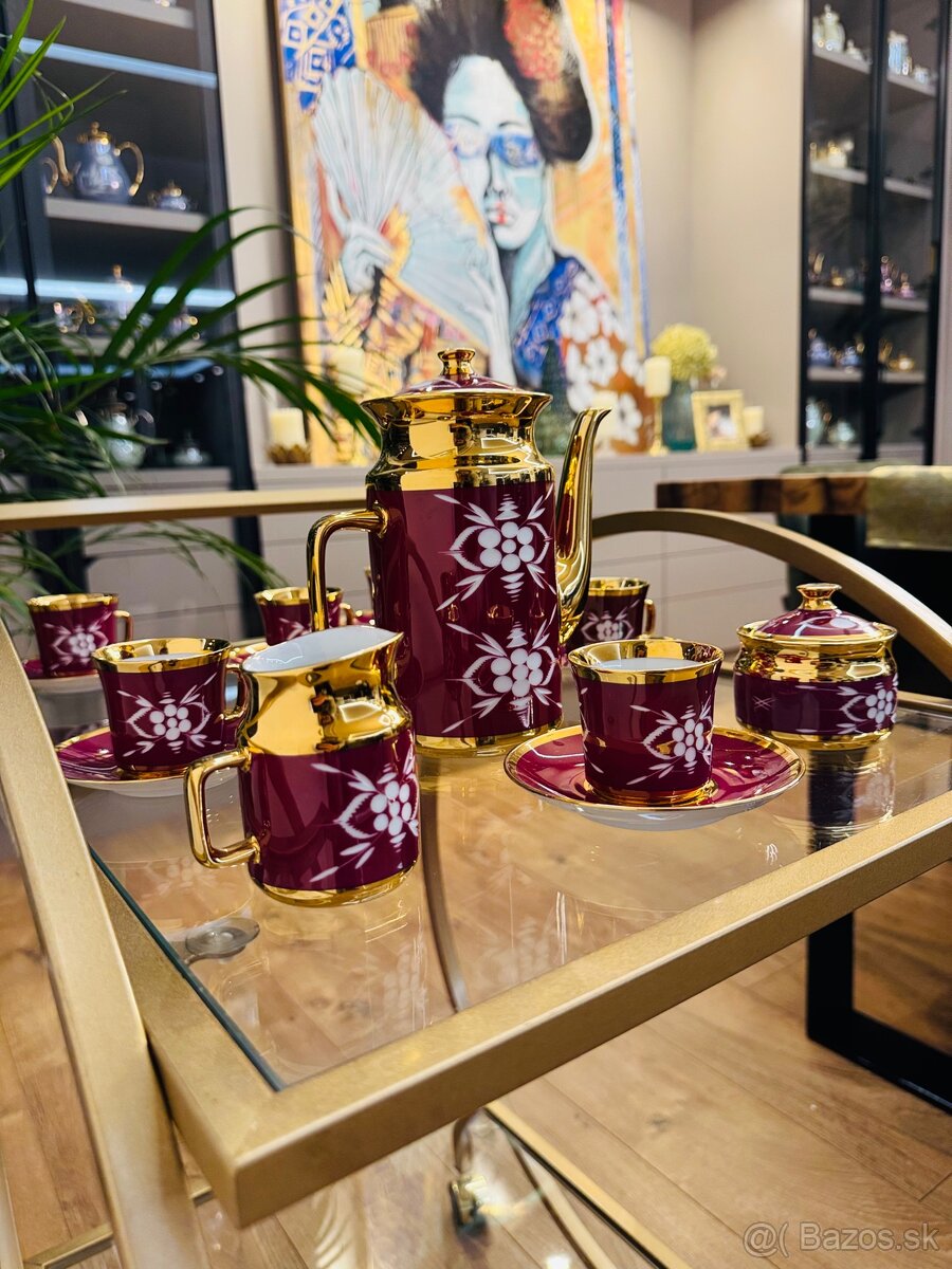 Luxusná porcelánová súprava – Valaska Belá Czechoslovakia - 9