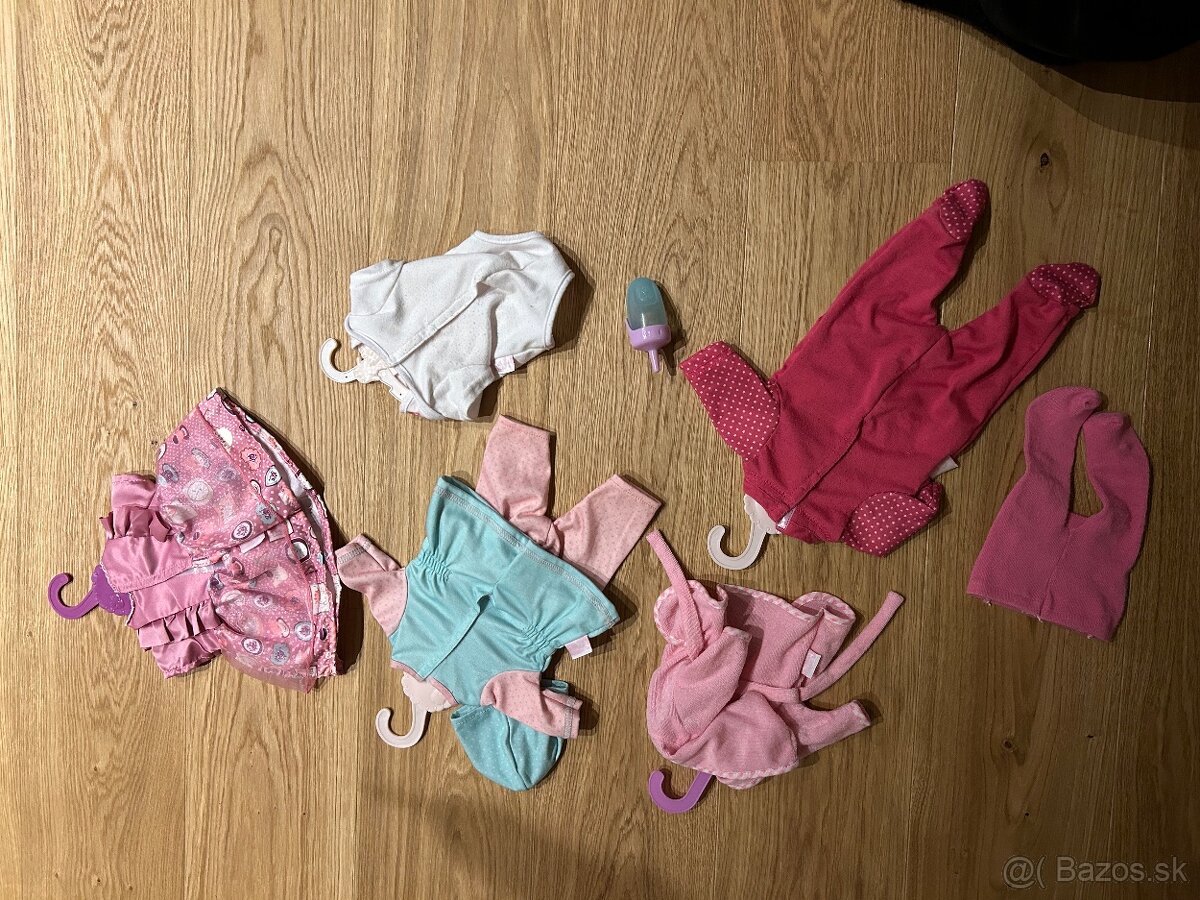 Baby Anabell oblečenie na vešiakoch pre bábiku veľ. 36cm - 9