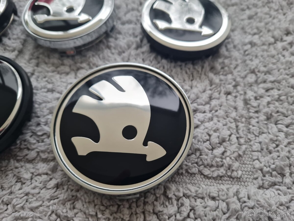 Stredové krytky - pukličky kolies ŠKODA / VRS - 9