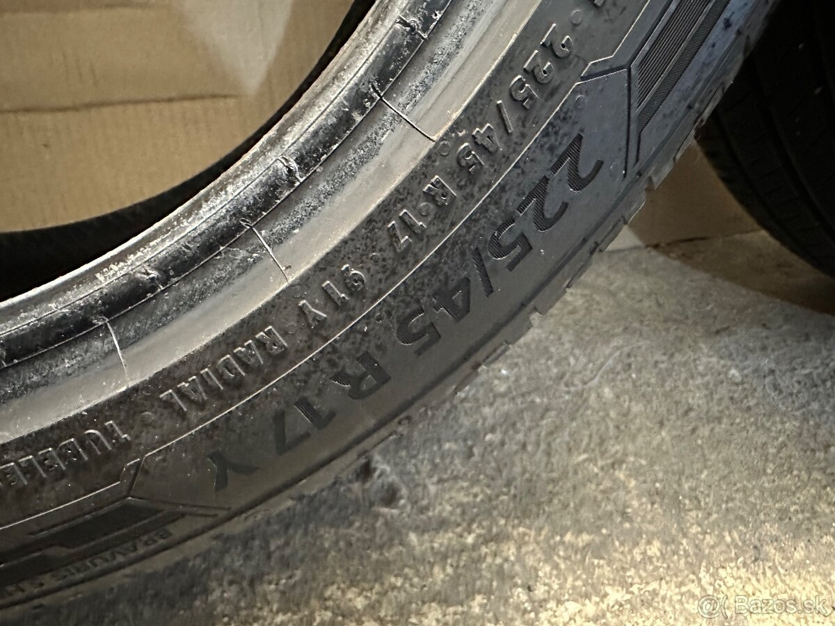 Letná sada 225/45r17 Barmu Bravuris 4x7mm DOT1419 - 9