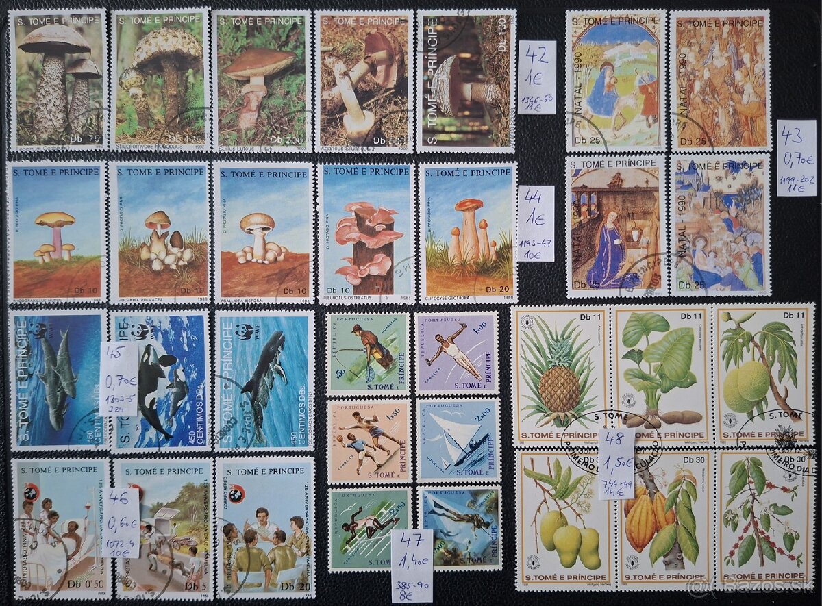 Postove znamky Mix 5 (99poloziek) - 9