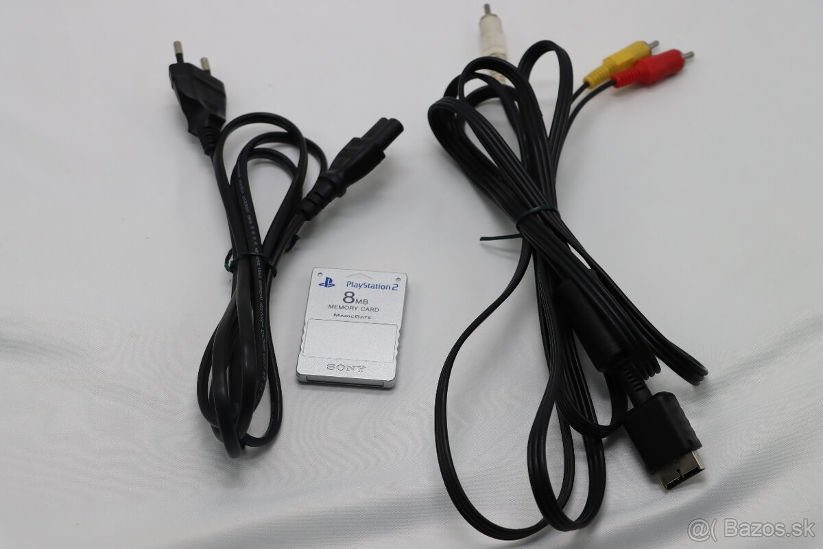 PlayStation 2 Silver SCPH-50004 / komplet príslušenstvo - 9