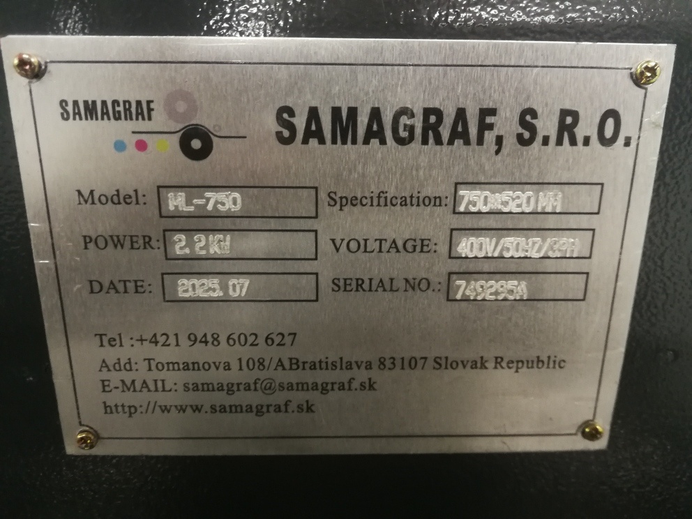 Výsekový príklop ML 750 - 9