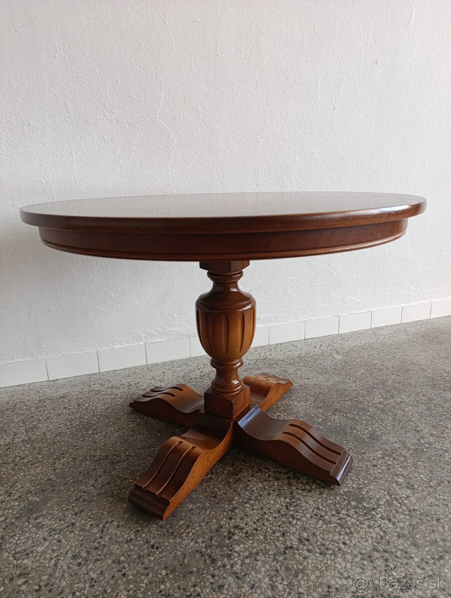 Rustikální konferenční stolek, nábytek z masívu, stůl - 9