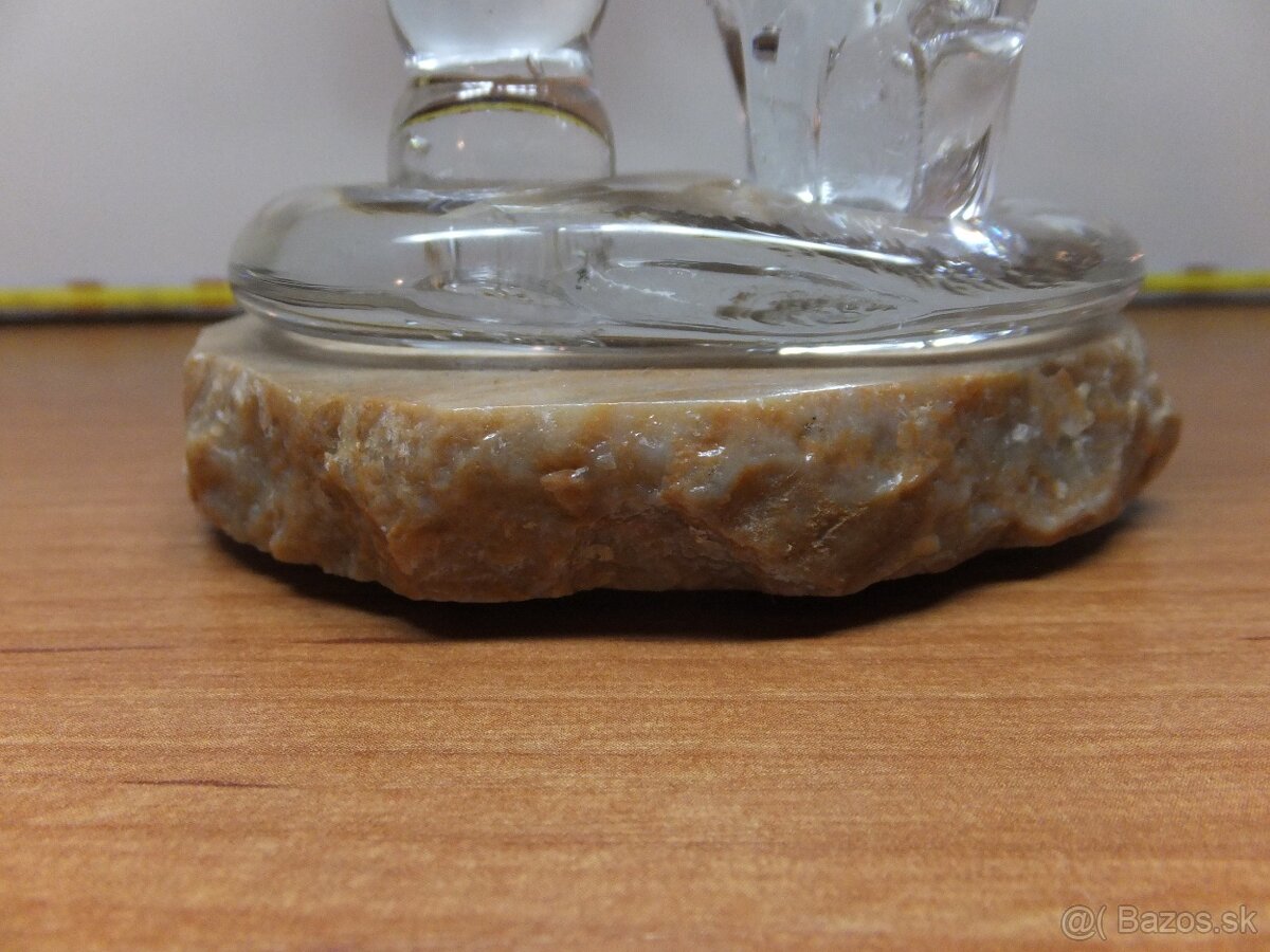 Krásný stromeček štěstí Ametyst a s figurkou slona. - 9