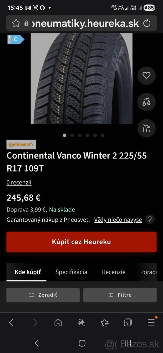 Zimné pneumatiky 225/55 r17 dot2025 - 9