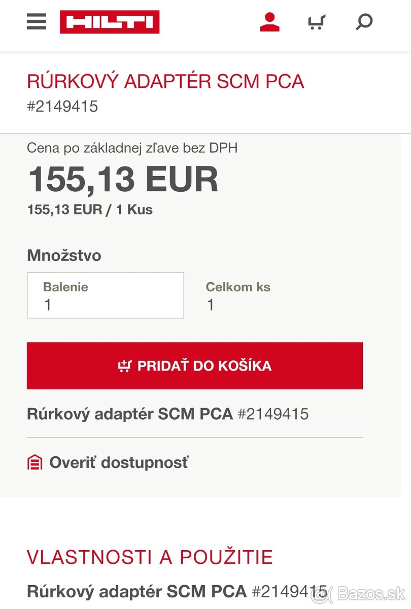 HILTI príslušenstvo - 9