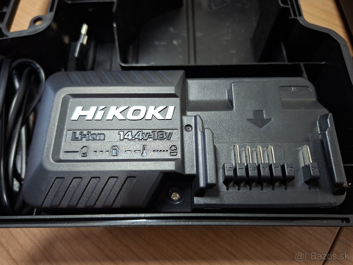 Hikoki DS18DF, akumulatorova vrtacka + bateria + nabijacka + - 9