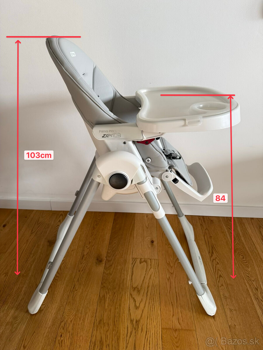 Jedálenská stolička Peg-Pérego Prima Pappa ZERO3 - 9