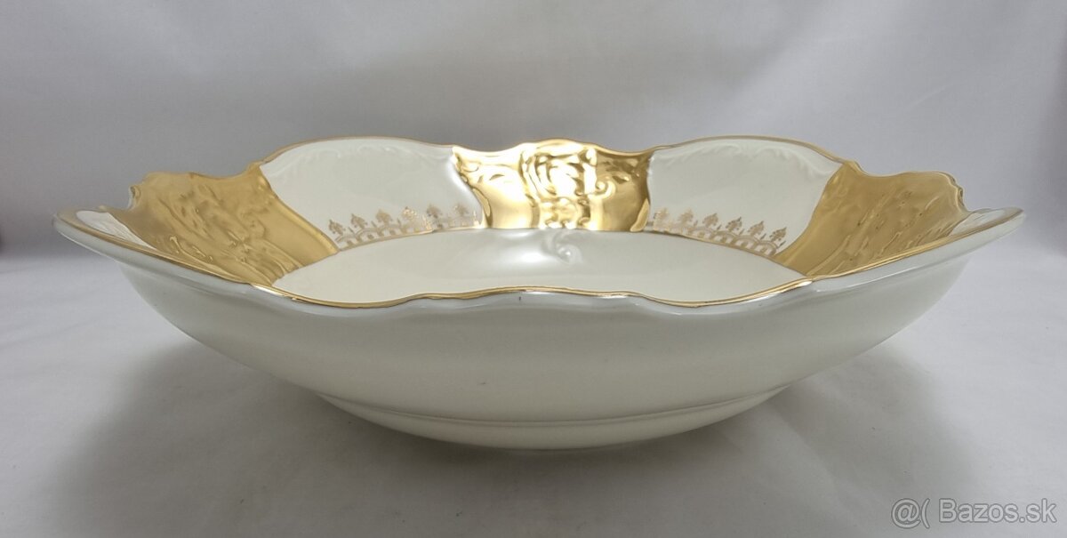 Staré porcelánové taniere a misa -motív 3 .grácií - 9