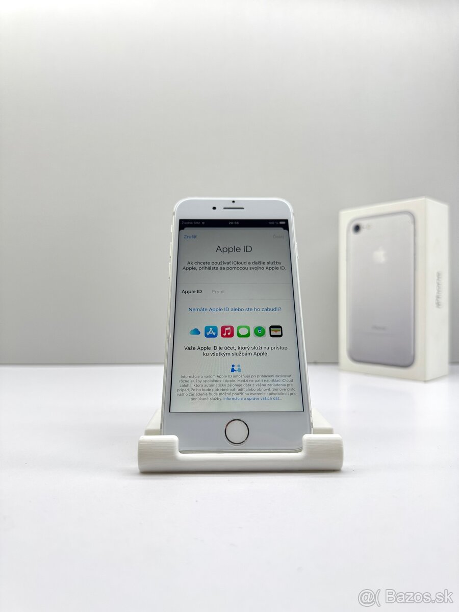 iPhone 7 SILVER NOVÁ BATÉRIA 100% - 9