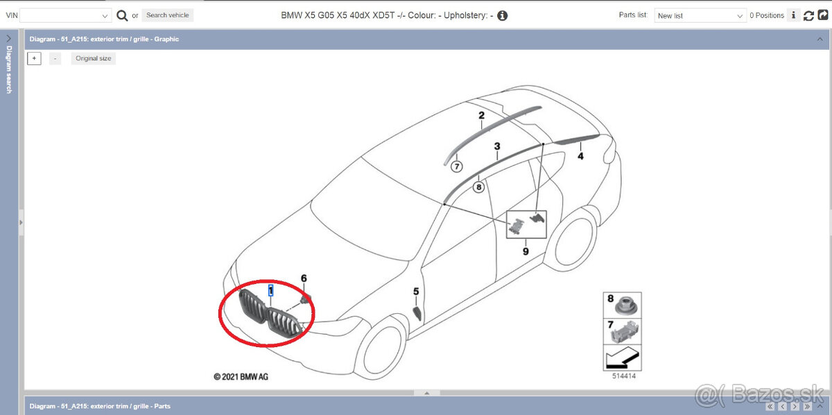 ozdobné mriežky do prednej masky na BMW - č.3 - 9