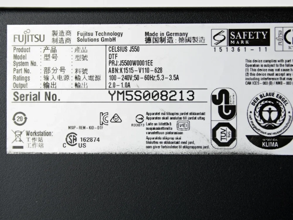 PC Fujitsu - i3 6100, 8GB RAM, 256GB SSD, ZÁRUKA, Win 11 - 9