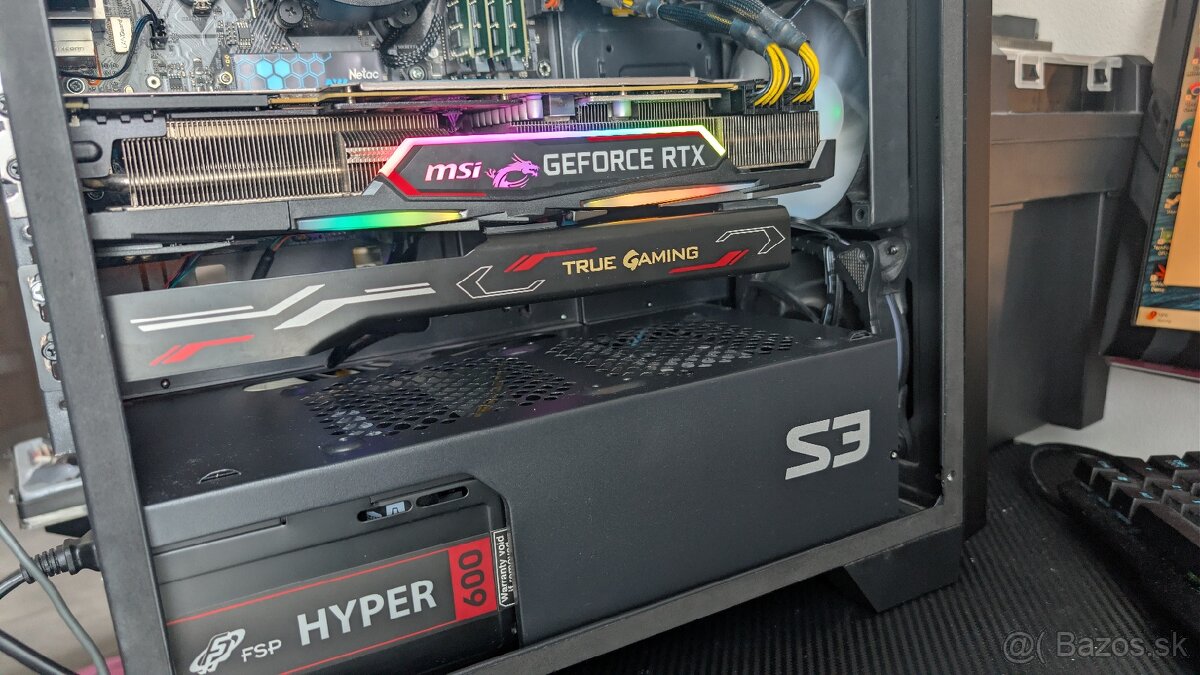 Herné pc ryzen 5 5600x / 64gb ram / rtx 2080 - 9