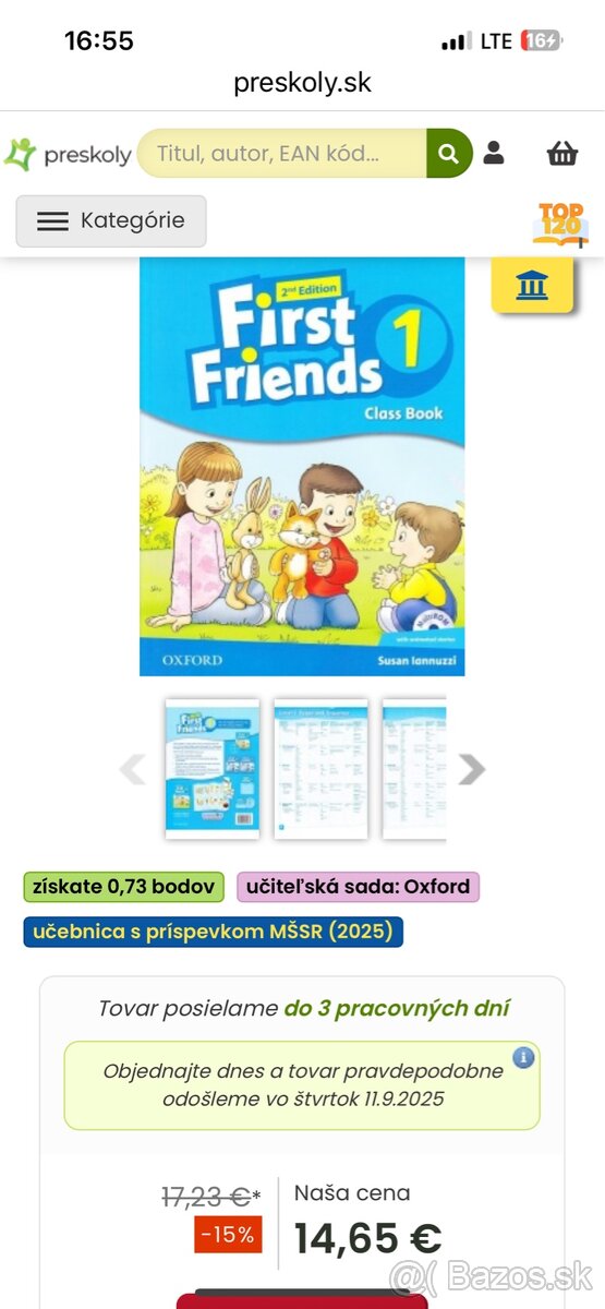 First friends 1,2 učebnice - 9