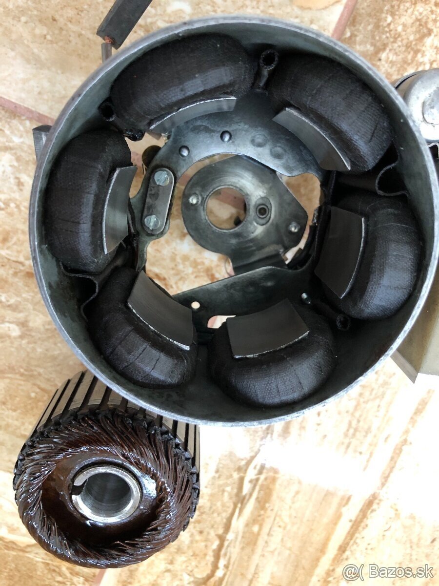 Jawa 250 / 11 pérák - zapalovanie po GO , kostra mínus pól - 9