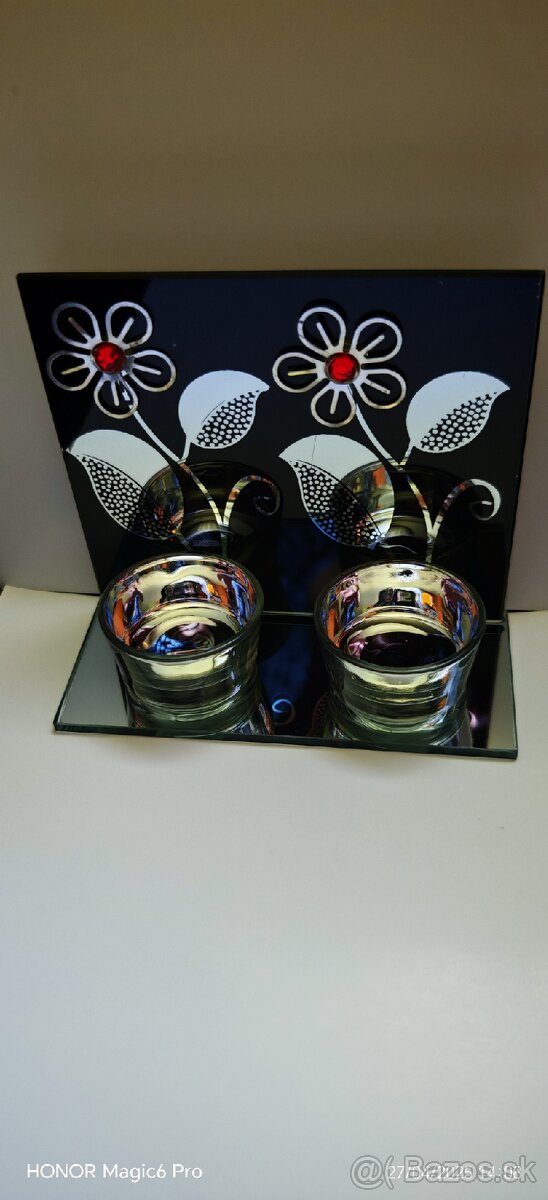 Nový sklenený svietnik. - 9