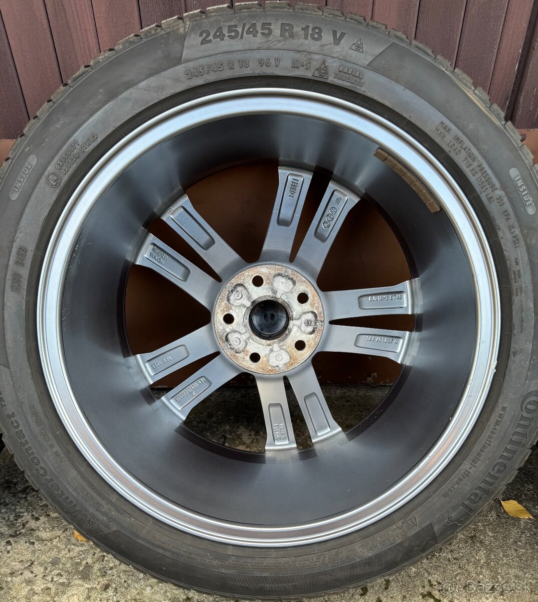 Alu kolesá originál VW sebring 5x112 R18 - 9