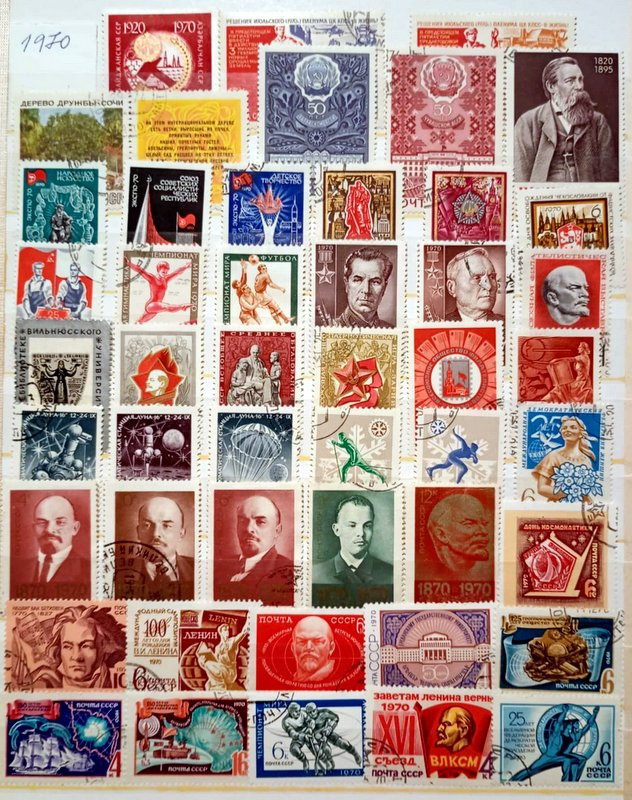 Predám poštové známky CCCP 1965 - 1973 - 9