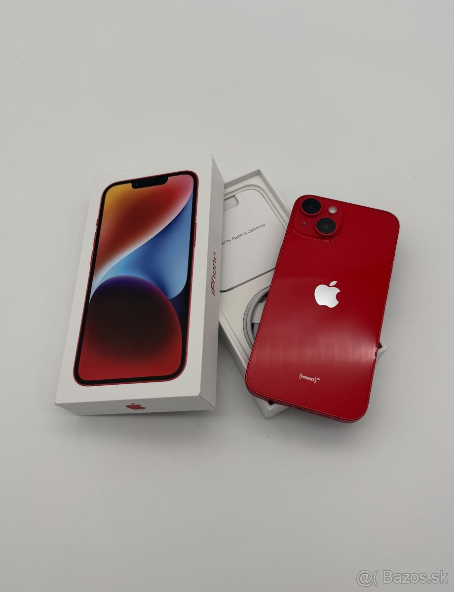 iPhone 14 128GB Red + ZÁRUKA + DARČEK - 9