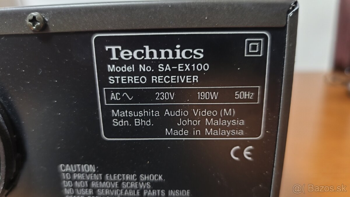 Predám receiver Technics SA - EX 100 - 9