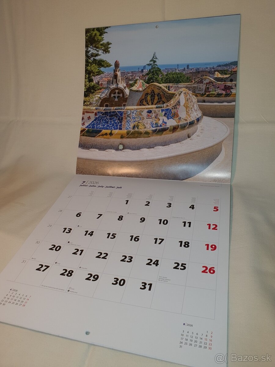 BARCELONA 2026 – KALENDÁR NÁSTENNÝ - 9