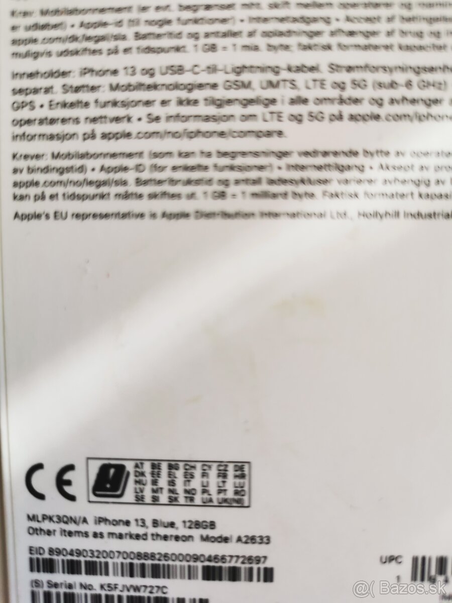 Iphone 13 128gb blue /modrý - 9