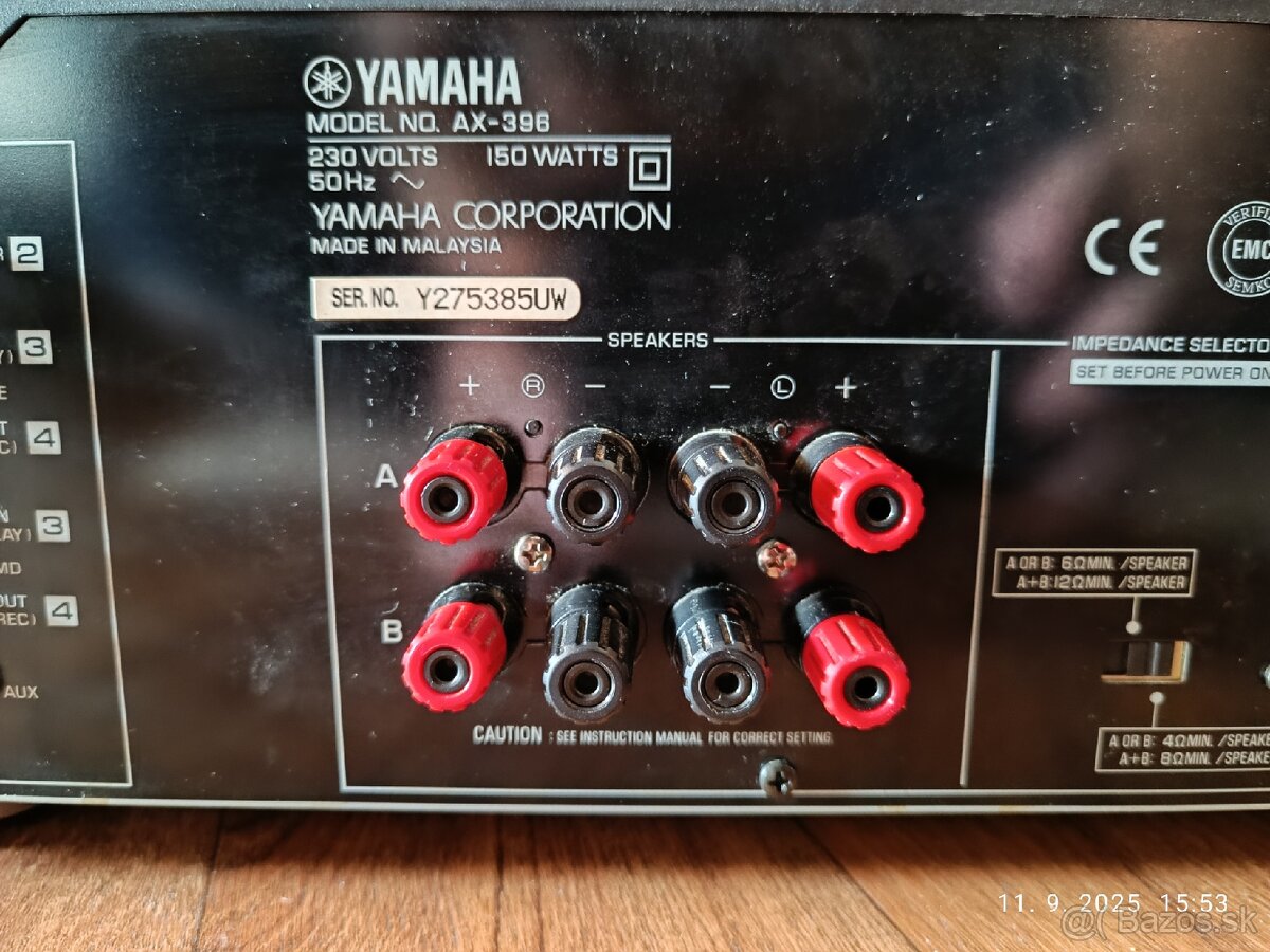 YAMAHA AX-396... záruka do 22.11.2025 - 9