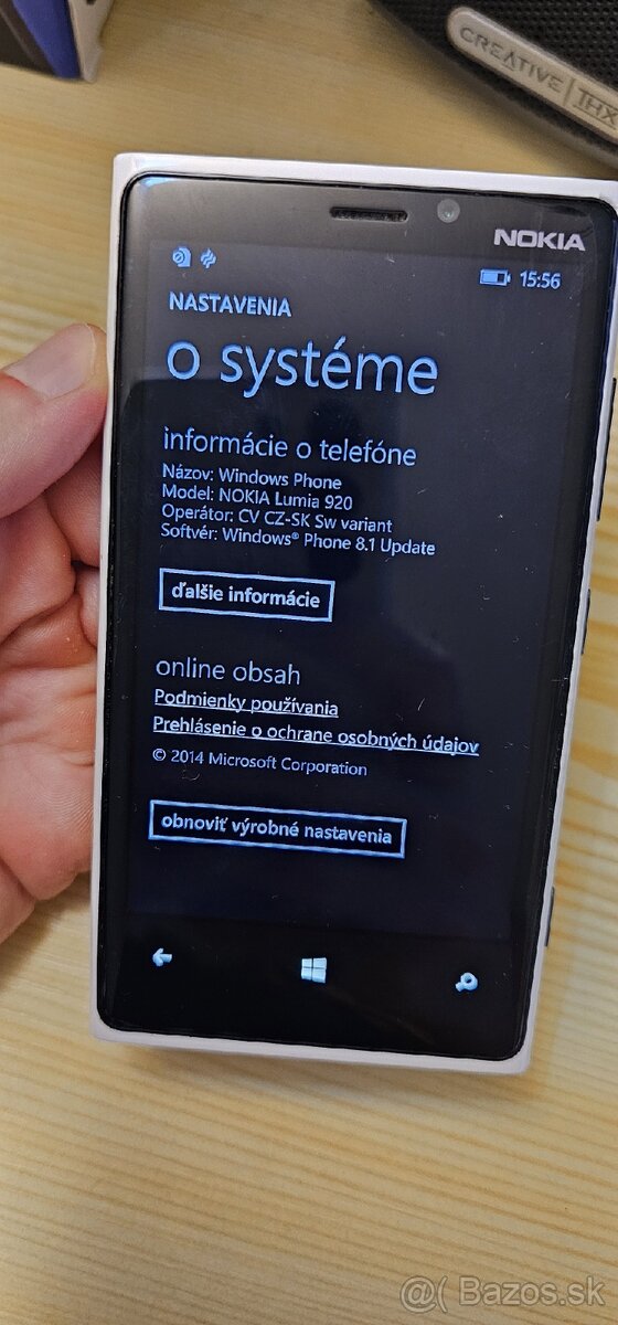 Nokia Lumia 920 – Windows Phone 8.1 - 9