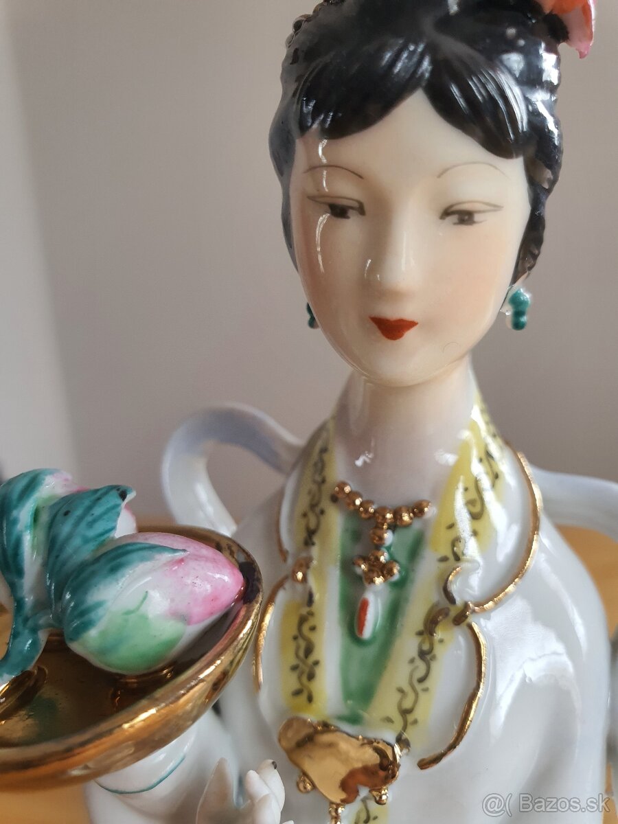 Retro porcelánové sošky Gejša - 9