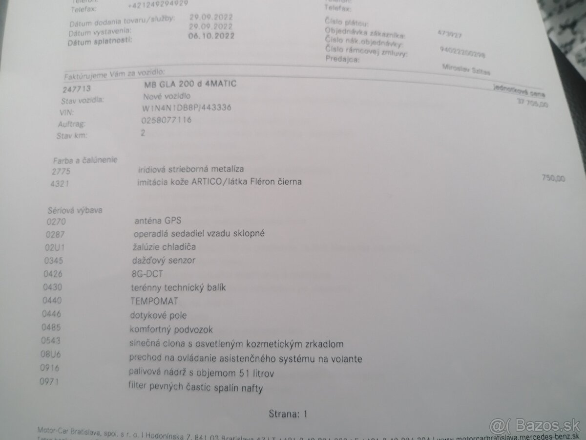 MB GLA 200d 4 MATIC ročník 10/22 - 9