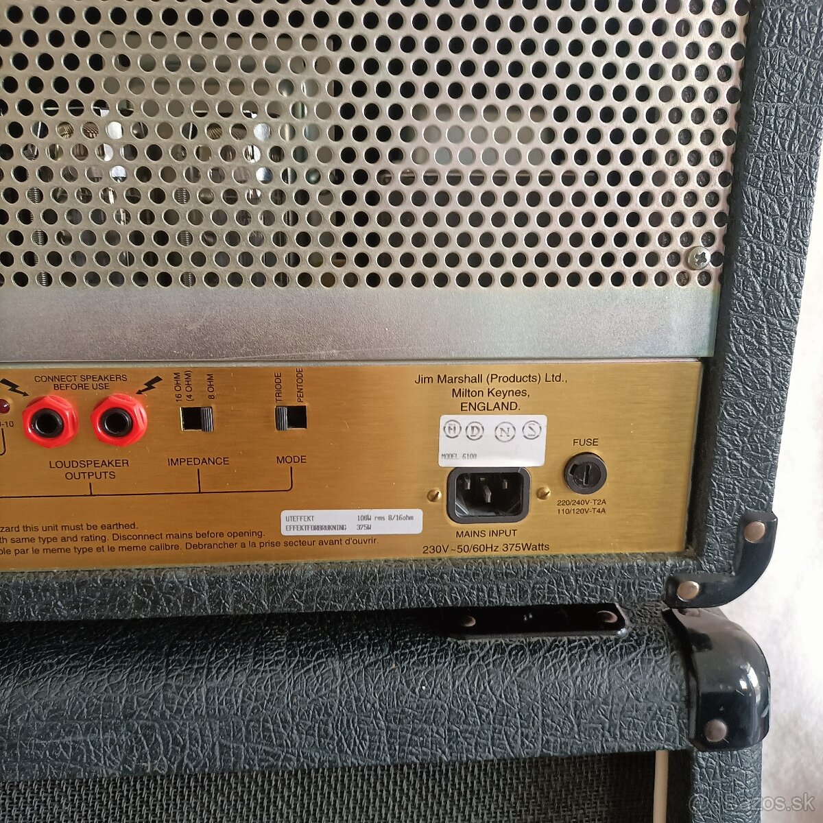 Marshall 6100 30th Anniversary – 100W – TOP STAV - 9