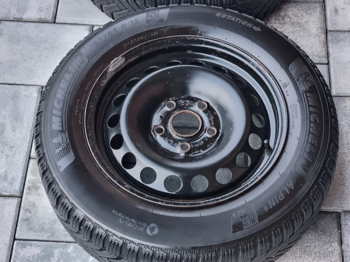 Zimné pneumatiky na diskoch 195/65r15 octavia 3 - 9