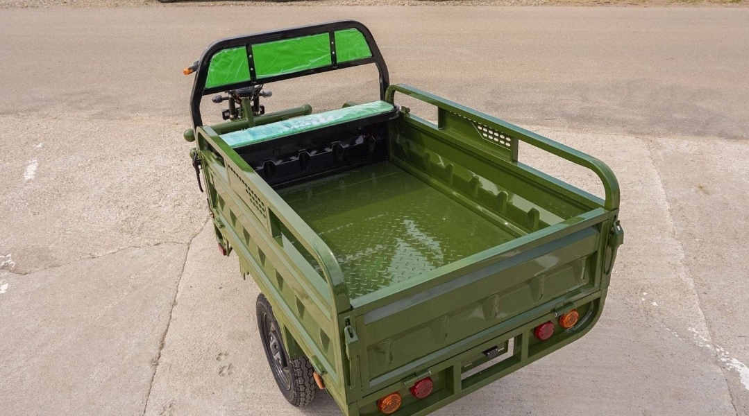 Nákladná elektrická trojkolka - plachta - 9