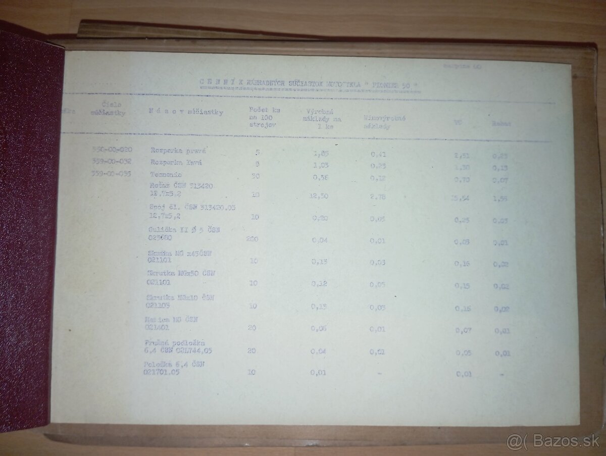 Predám katalógy na Jawa 550 1955-57 - 9