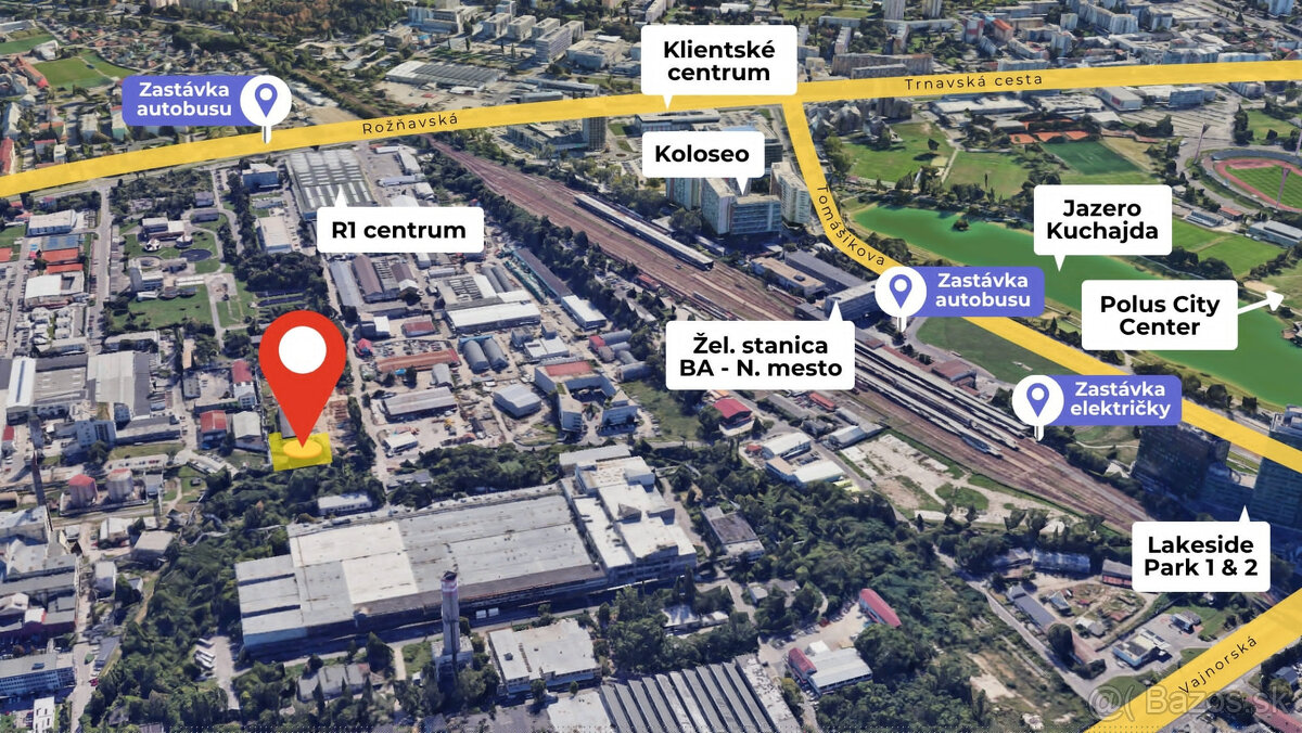 Stavebný pozemok 1613 m² na predaj na ulici Elektrárenská v - 9