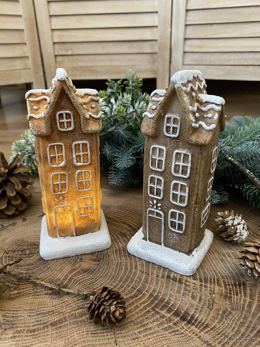 Led perníkový domček vyšší - 9