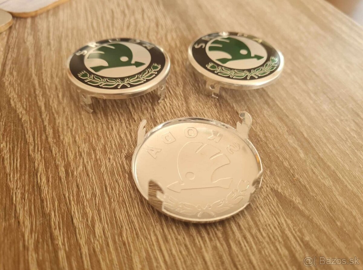 ŠKODA LOGO do volantu 43mm CHROM - 9