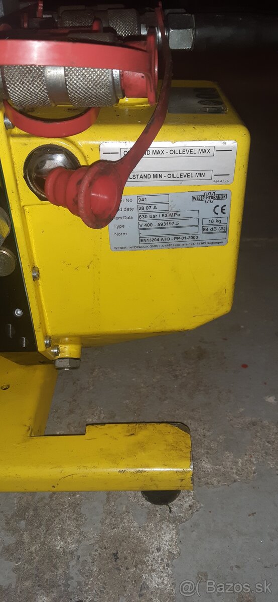 Hydraulická vyprošťovací sada Weber. - 9