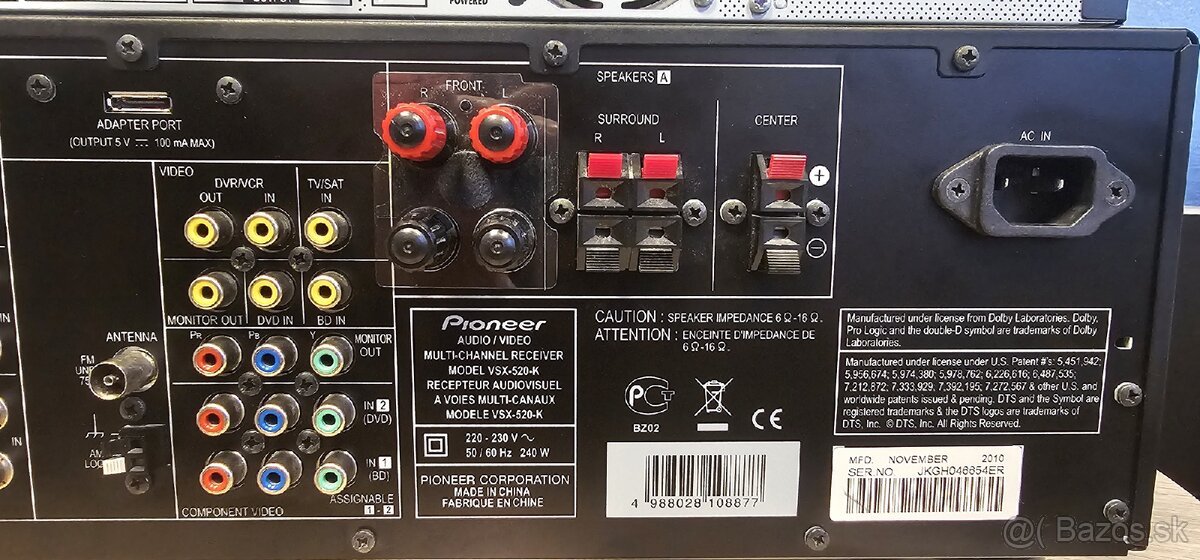 PIONEER RECEIVER 5.1 + BLU-RAY + DVD - 9