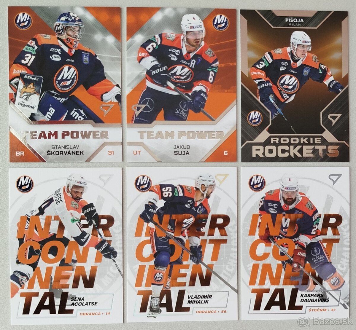 Hokejové kartičky TIPOS EXTRALIGA 25/26 HK DUKLA MICHALOVCE - 9