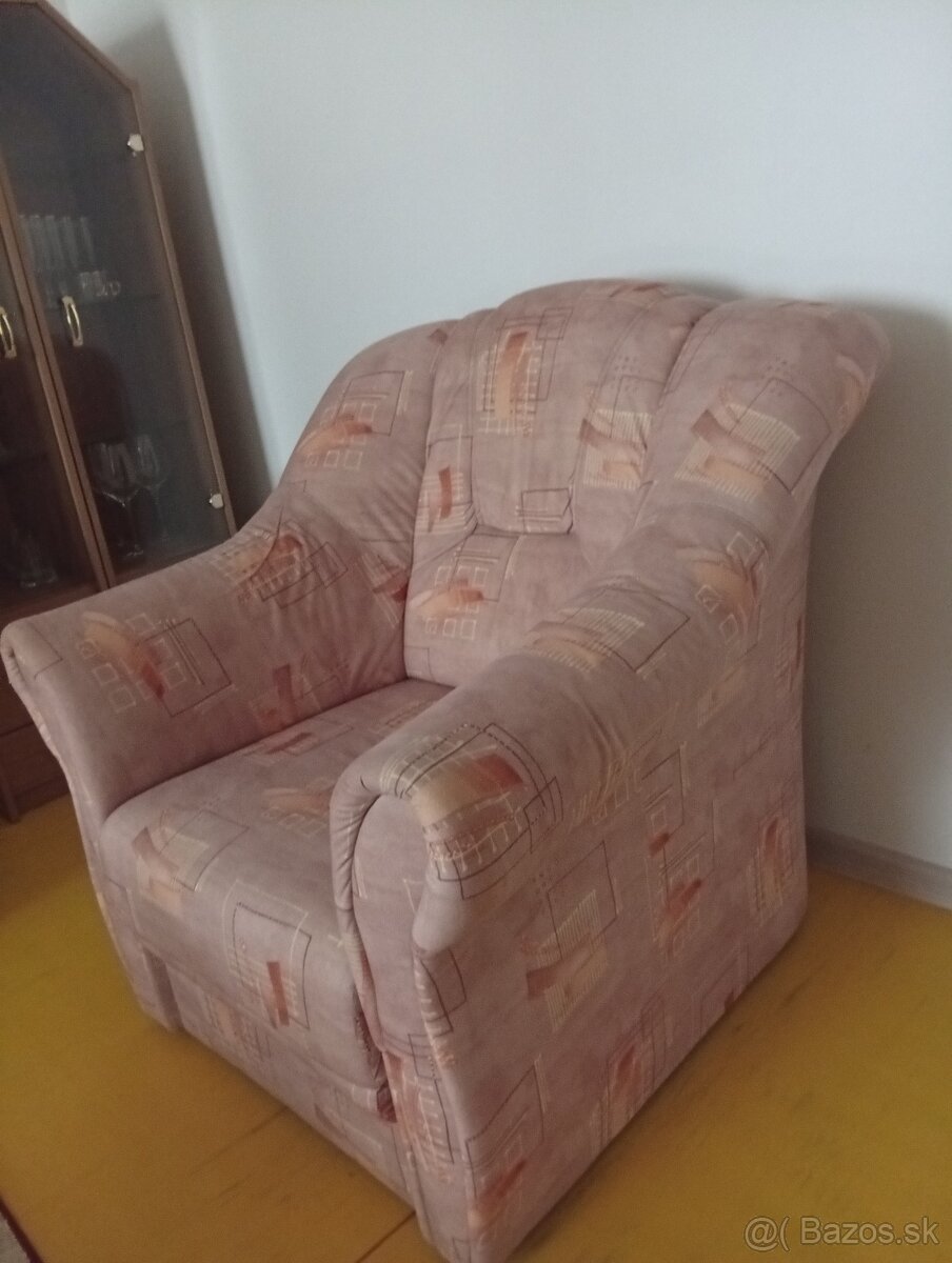 obývací nábytok+ sedacia súprava - 9