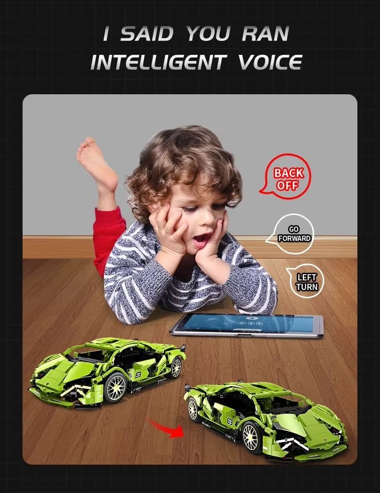 Programovatelná RC stavebnice - 718 dílků - 9