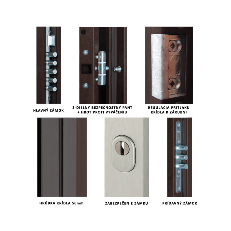 Bezpečnostné akustické dvere do bytov - 9