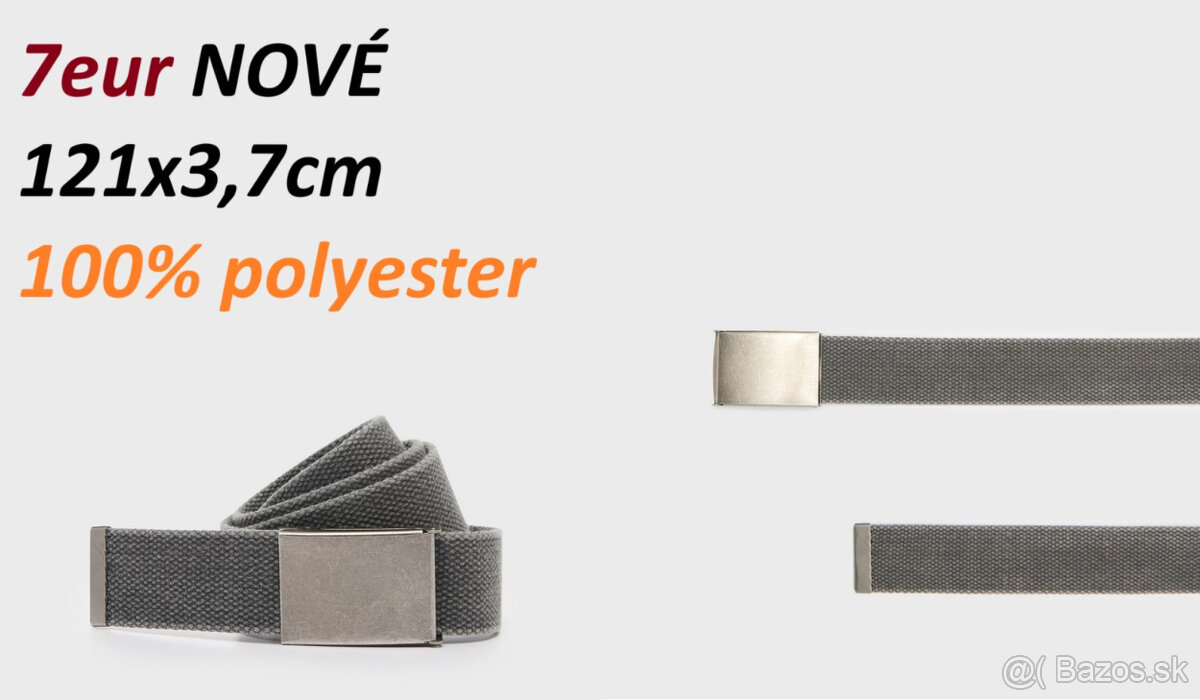 Podkolienky Zlatan 2 páry, Opasok Textilný, Eko Koža, Koža - 9