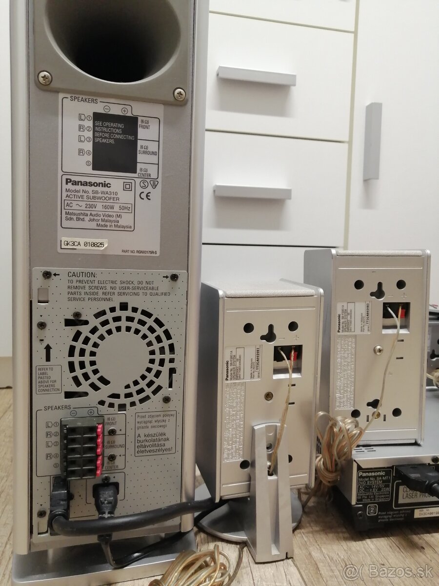 PANASONIC domáce kino 5,1 - 9