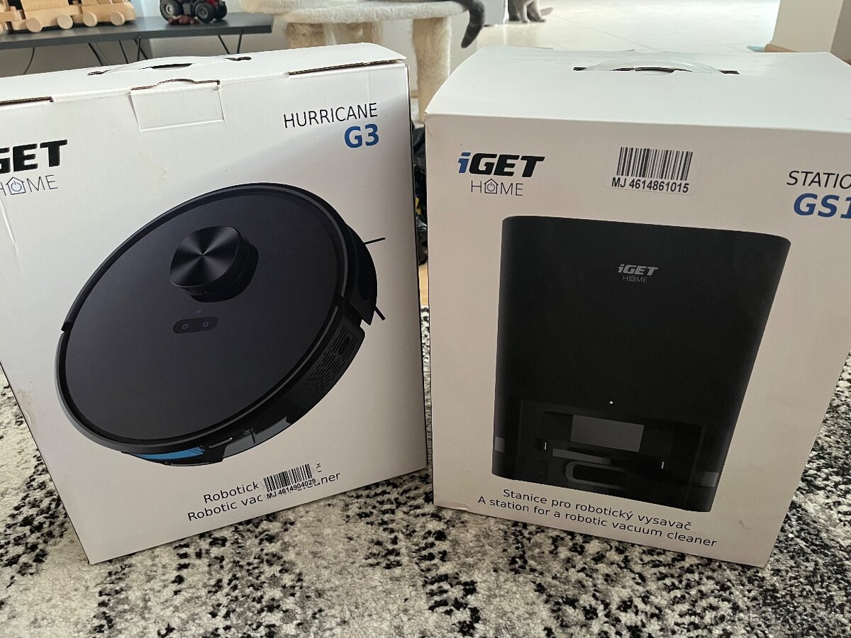 Robotický vysávač s mopom iGet Home - 9