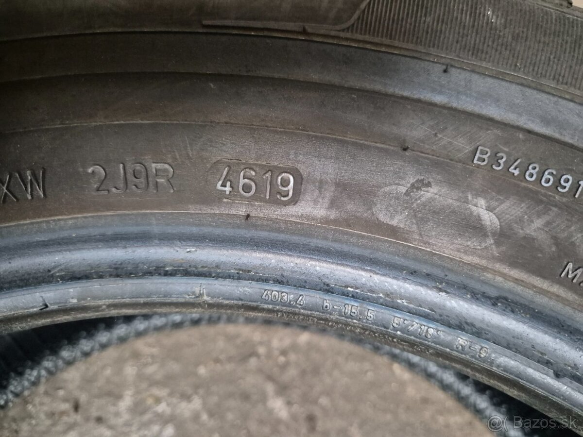 205/60 r16 zimné 4 ks DUNLOP dezén 7-6,4 mm DOT2019 - 9